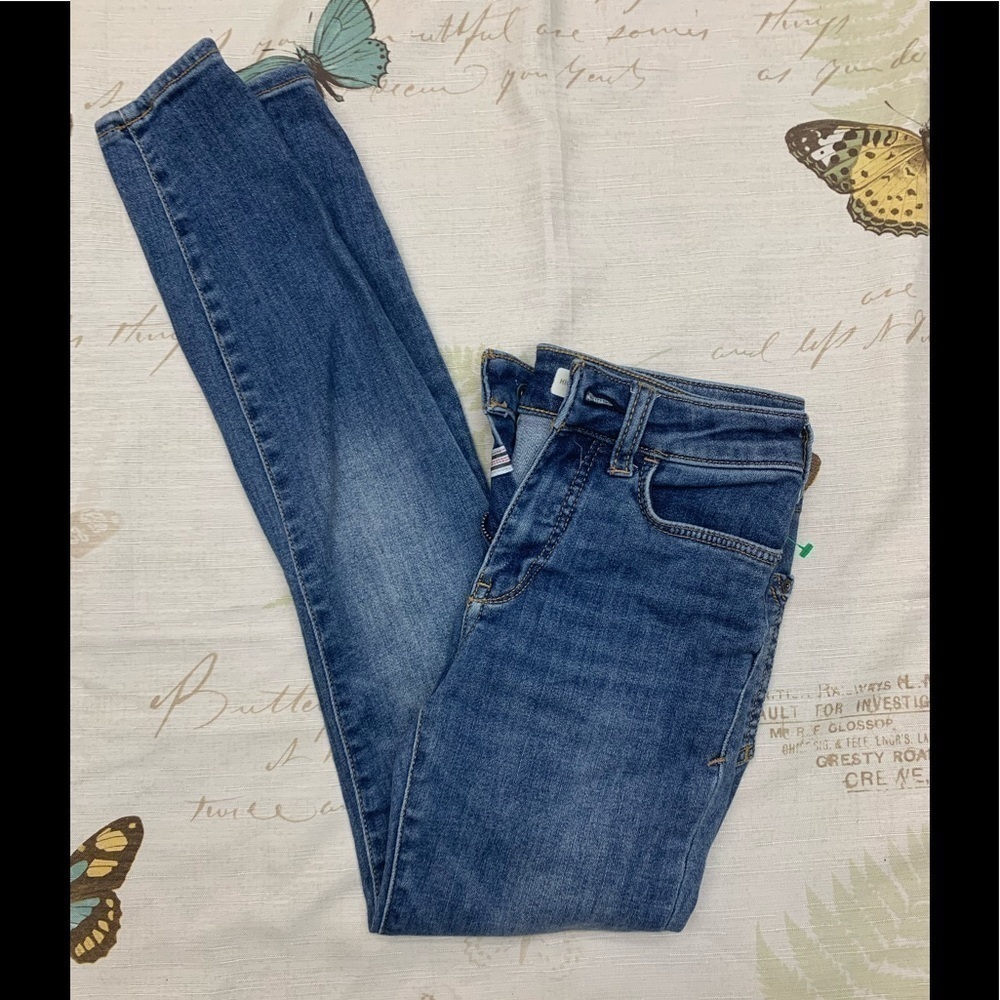 Pilcro & the letterpress high rise denim legging